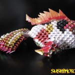 3d origami koi