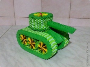 3D Origami Tank